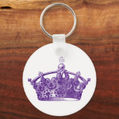 Koninklijke Paarse Kroon Sleutelhanger (Voorkant)