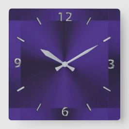 Koninklijke Paarse moderne metalen klok