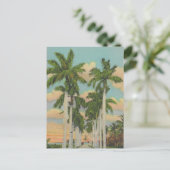 Koninklijke Palmen van Florida Briefkaart (Staand voorkant)