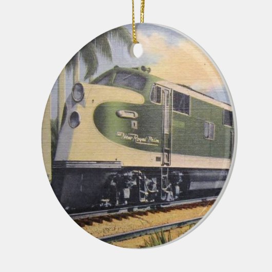 Koninklijke Palmlocomotief Keramisch Ornament (Links)