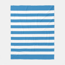 Koninklijke Pastelblauwe & Witte Strepen Fleece De