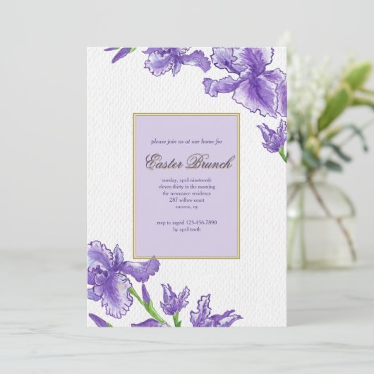 Koninklijke Pasuitnodiging Kaart (Staand voorkant)