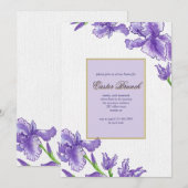 Koninklijke Pasuitnodiging Kaart (Voorkant / Achterkant)