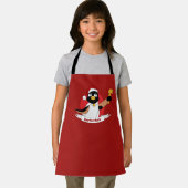 Koninklijke pinguïn kerstcartoon Apron Schort (Insitu)