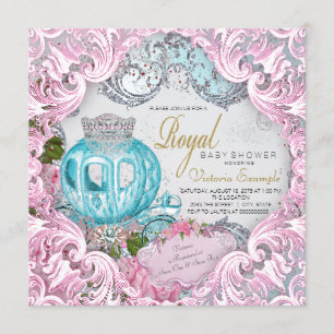 Koninklijke Princess Baby Shower Kaart