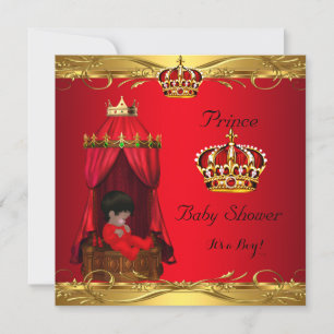 Koninklijke Prins Baby Shower Jongen Koninklijk Ro Kaart