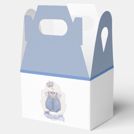 Koninklijke Prins Het is een Jongen Baby shower Bedankdoosjes (Geopend)