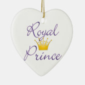 Koninklijke Prins Keramisch Ornament (Rechts)