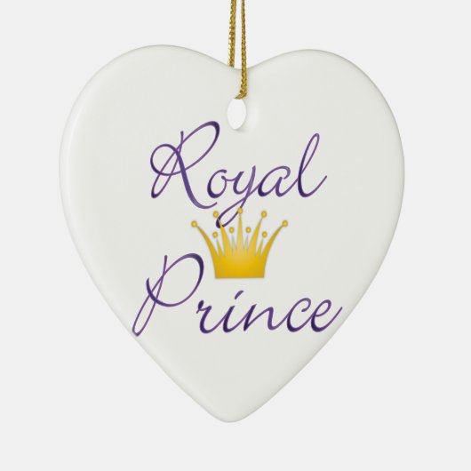 Koninklijke Prins Keramisch Ornament (Rechts)