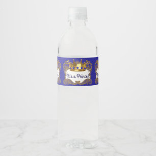 Koninklijke Prins Kroon Waterfleslabels Waterfles Etiket