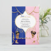 Koninklijke Prins of Princess Gender Rekalvooruitn Kaart (Staand voorkant)