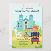 Koninklijke prins verjaardagsfeestje kaart (Voorkant)