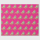 Koninklijke Prinses Amalia Wagen Cadeaupapier (Vlak)