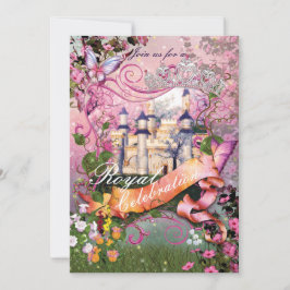 Koninklijke Prinses Eenhoorn Verjaardagsfeestuitno Kaart