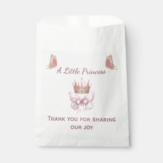 Koninklijke Prinses Roze Goud Favor Zak Bedankzakje