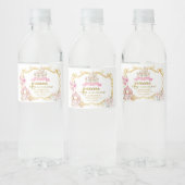 Koninklijke Prinses Roze Pompoen Koets Fles Etiket (Flessen)