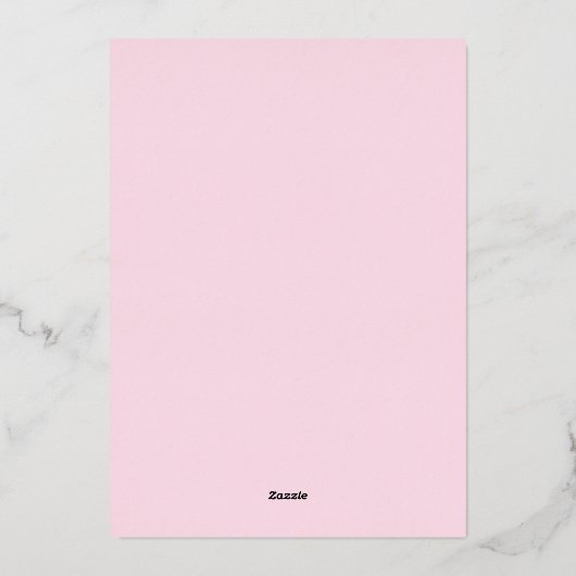 Koninklijke Prinses Roze Rose Goud Meisje Verjaard Folie Uitnodiging