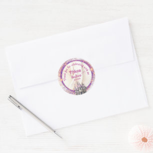 Koninklijke Prinses Verjaardagsfeest Dank u Ronde Sticker