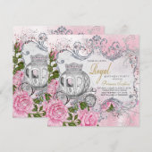 Koninklijke Prinses Verjaardagsfeest Kaart (Voorkant / Achterkant)