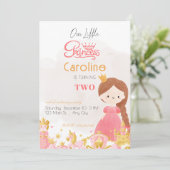 Koninklijke Prinses Verjaardagsfeest Kaart (Staand voorkant)