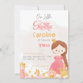 Koninklijke Prinses Verjaardagsfeest Kaart