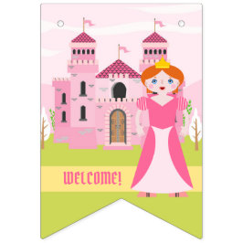 Koninklijke Prinses Verjaardagsfeest Sluitingsvlag Vlaggetjes