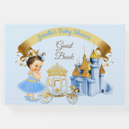 Koninklijke Prinsessen Kastel Koets Blauw Goud Mei Gastenboek