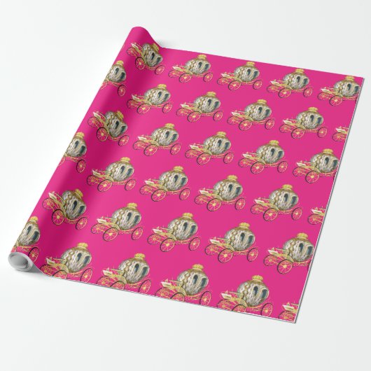 Koninklijke Prinsessenkoets Cadeaupapier (Uitgerold)
