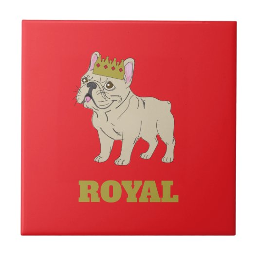 Koninklijke Pup Tegeltje (Voorkant)