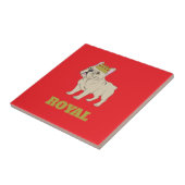Koninklijke Pup Tegeltje (Zijkant)
