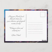 💜💛Koninklijke Regalia: Mardi Gras Extravaganza Briefkaart (Achterkant)