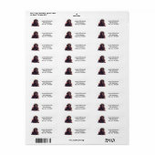 Koninklijke Rottweiler Hond Koningin Kroon Etiket (Full Sheet)