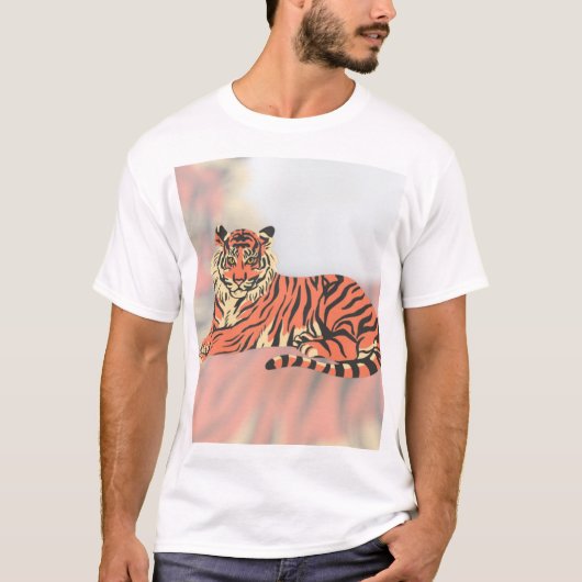 Koninklijke Rustende Tijger T-shirt (Voorkant)