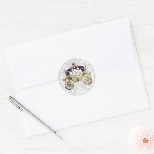 Koninklijke Sagen Koetsstickers Ronde Sticker (Envelop)