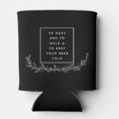 Koninklijke schedel bruiloft blikjeskoeler (Achterkant)