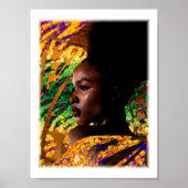 Koninklijke Schoonheid van Afrika Poster (Voorkant)