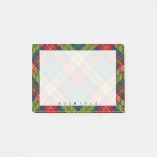 Koninklijke Schotse Clan Buchanan Tartan Post-it® Notes