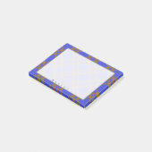 Koninklijke Schotse Clan Elliot Tartan Post-it® Notes (Schuin)