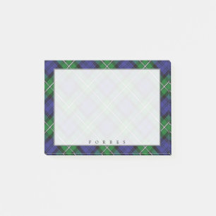 Koninklijke Schotse Clan Forbes Tartan Post-it® Notes