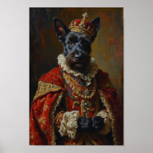 Koninklijke Schotse Terrier Portret Poster