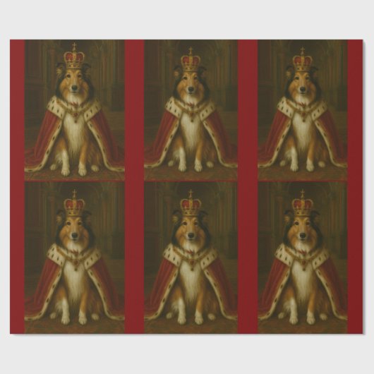 Koninklijke Sheltie Cadeaupapier (Vlak)