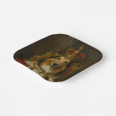 Koninklijke Sheltie Papieren Bordje (Gebogen)