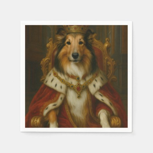 Koninklijke Sheltie Servet (Voorkant)