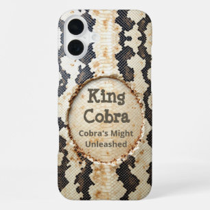 Koninklijke Slang: Koningscobra iPhone 16 Plus Hoesje