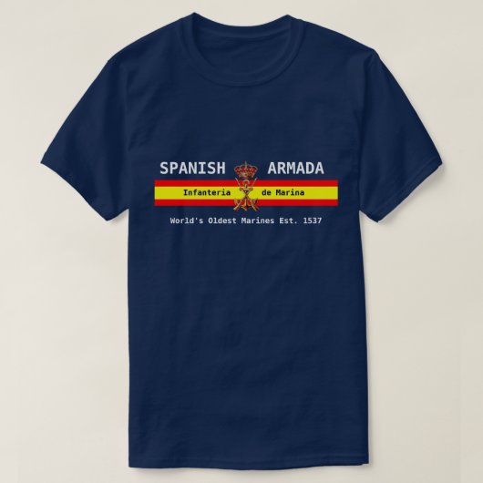 Koninklijke Spaanse Marines Motto T-shirt (Design voorkant)