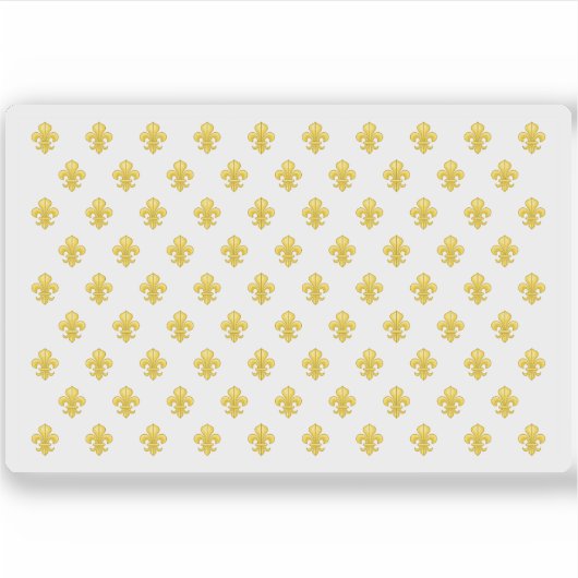 Koninklijke Standaard Vlag van Frankrijk Sticker (Voorkant)