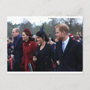Koninklijke stellen kerstdag 2018 Briefkaart