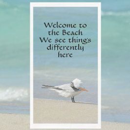 Koninklijke Stern Welkom op het Strand Fotografie Servet