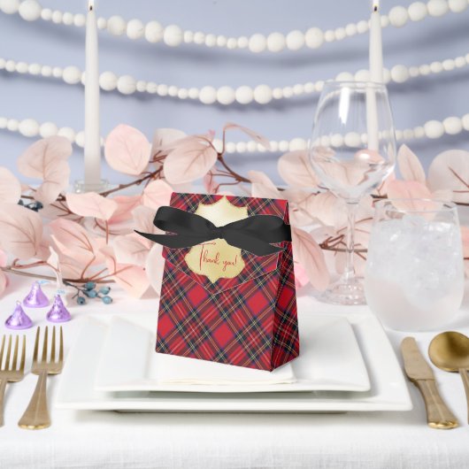 Koninklijke Stewart Originele Schotse Tartan Favor Bedankdoosjes (Huwelijk)