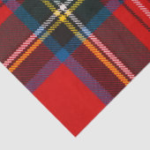Koninklijke Stewart Rood Schotse Plaid Tissuepapier (Detail)